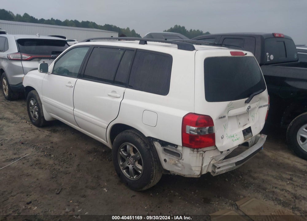 2005 TOYOTA HIGHLANDER V6 VIN: JTEGP21A950071326