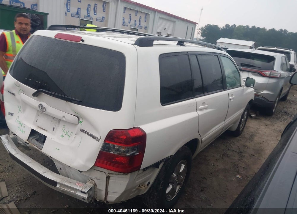 2005 TOYOTA HIGHLANDER V6 VIN: JTEGP21A950071326