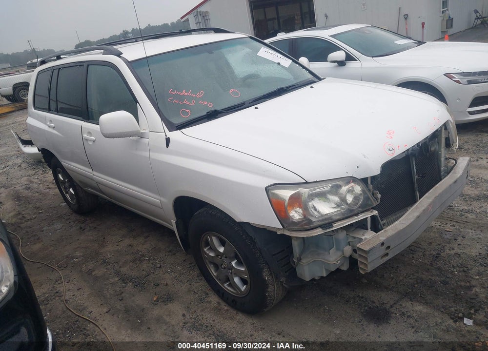 2005 TOYOTA HIGHLANDER V6 VIN: JTEGP21A950071326