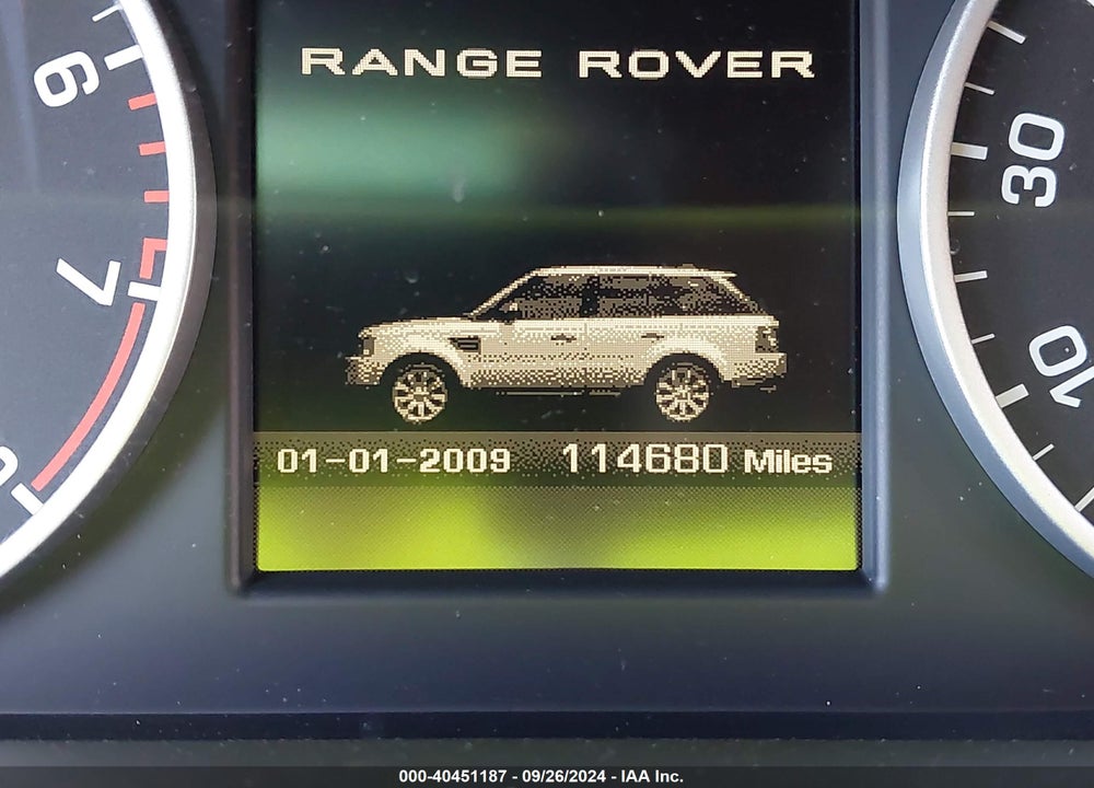 2010 LAND ROVER RANGE ROVER SPORT HSE VIN: SALSK2D46AA240928