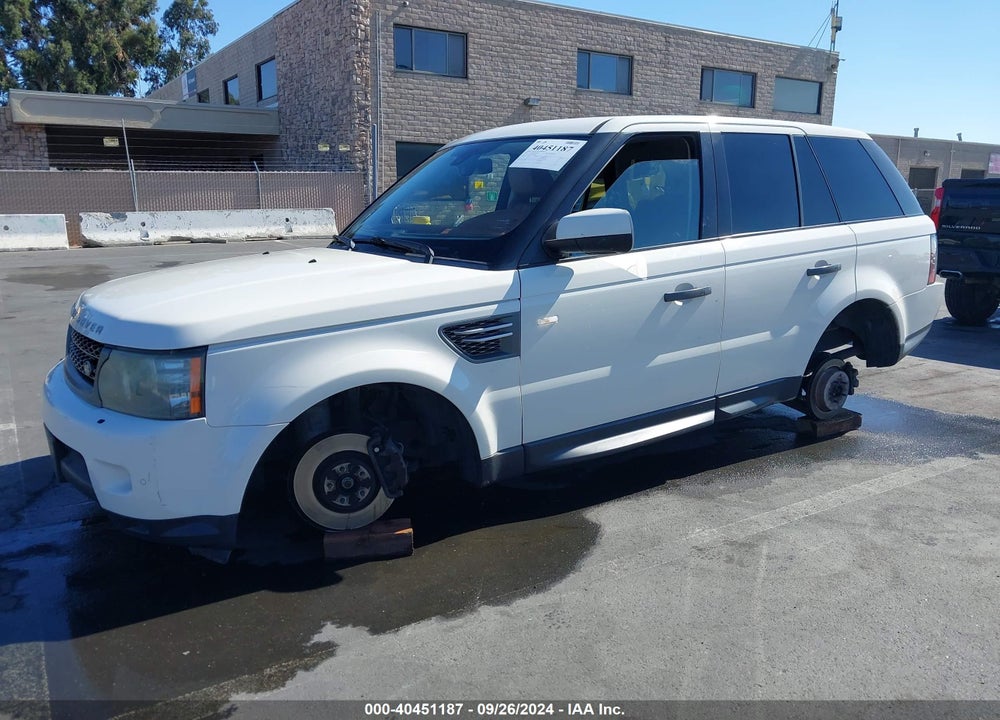 2010 LAND ROVER RANGE ROVER SPORT HSE VIN: SALSK2D46AA240928