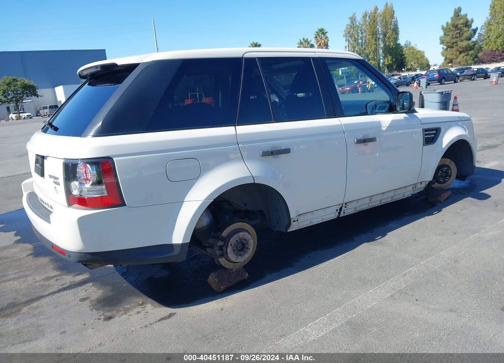 2010 LAND ROVER RANGE ROVER SPORT HSE VIN: SALSK2D46AA240928
