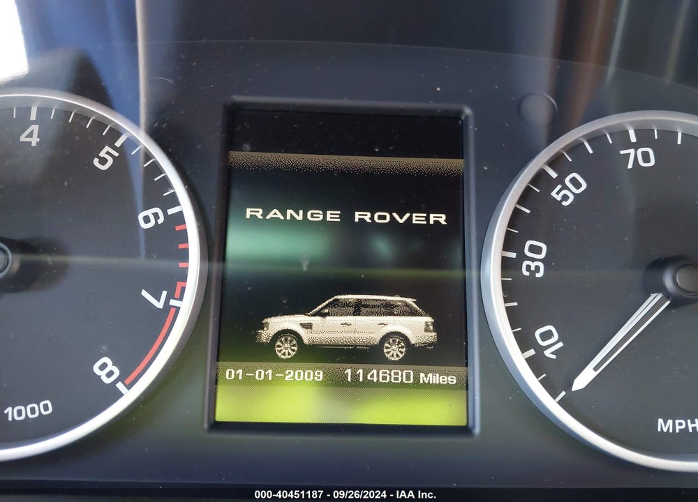2010 LAND ROVER RANGE ROVER SPORT HSE VIN: SALSK2D46AA240928