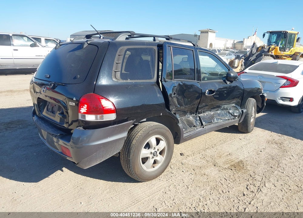 2006 HYUNDAI SANTA FE VIN: KM8SC13E16U060024