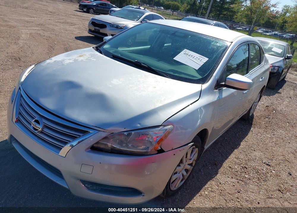 2015 NISSAN SENTRA S VIN: 3N1AB7AP7FY328570