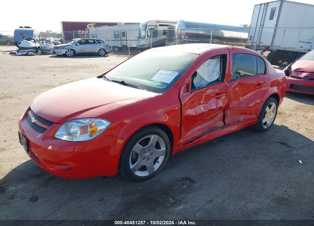 2008 CHEVROLET COBALT SPORT VIN: 1G1AM58B987126638