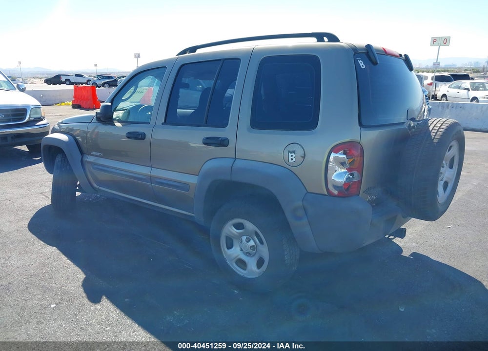 2004 JEEP LIBERTY SPORT VIN: 1J4GK48K64W311130