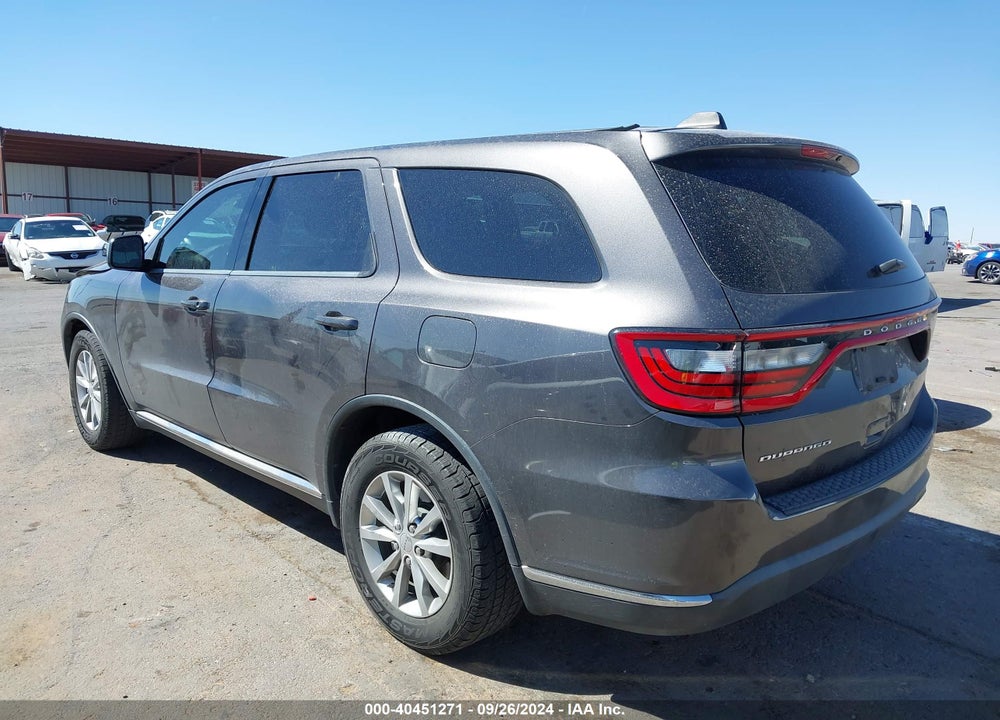 2018 DODGE DURANGO SXT RWD VIN: 1C4RDHAG6JC494418