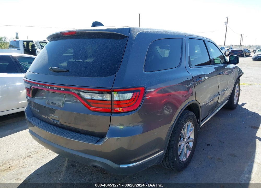 2018 DODGE DURANGO SXT RWD VIN: 1C4RDHAG6JC494418