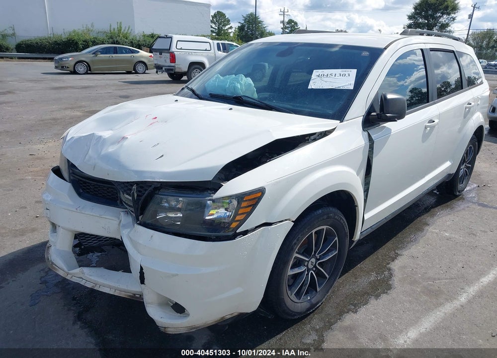 2018 DODGE JOURNEY SE VIN: 3C4PDCAB1JT216934