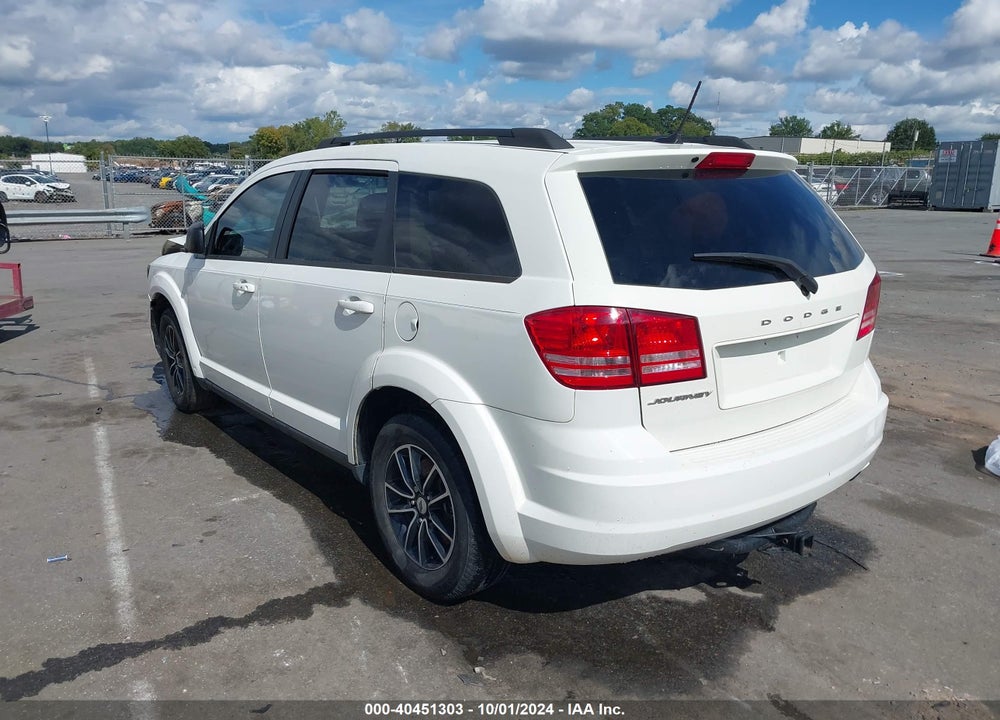 2018 DODGE JOURNEY SE VIN: 3C4PDCAB1JT216934