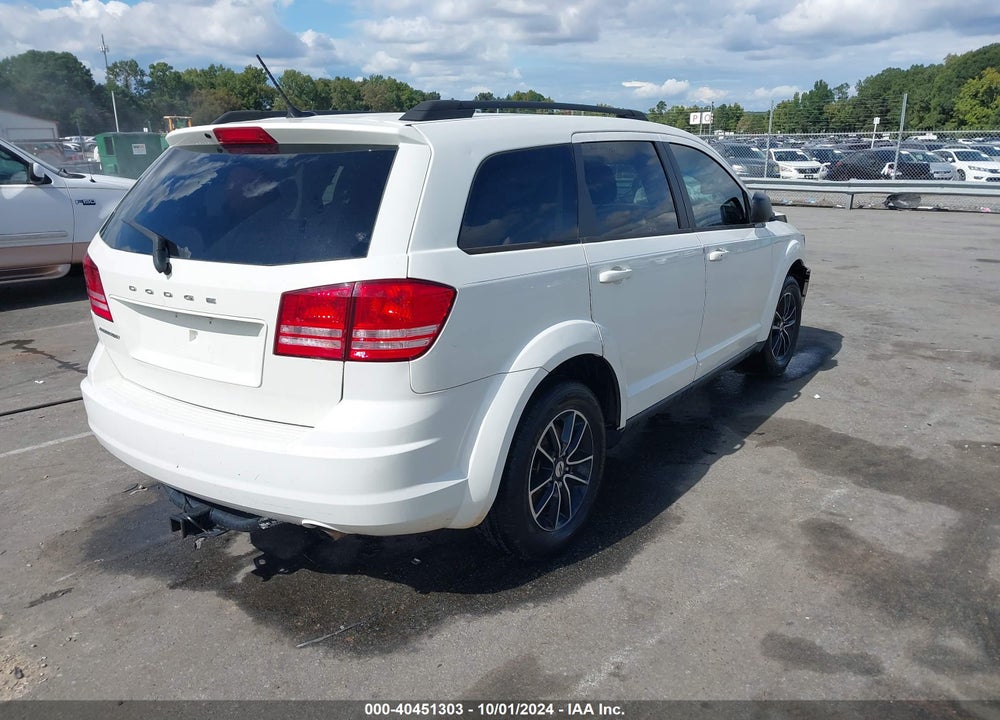 2018 DODGE JOURNEY SE VIN: 3C4PDCAB1JT216934