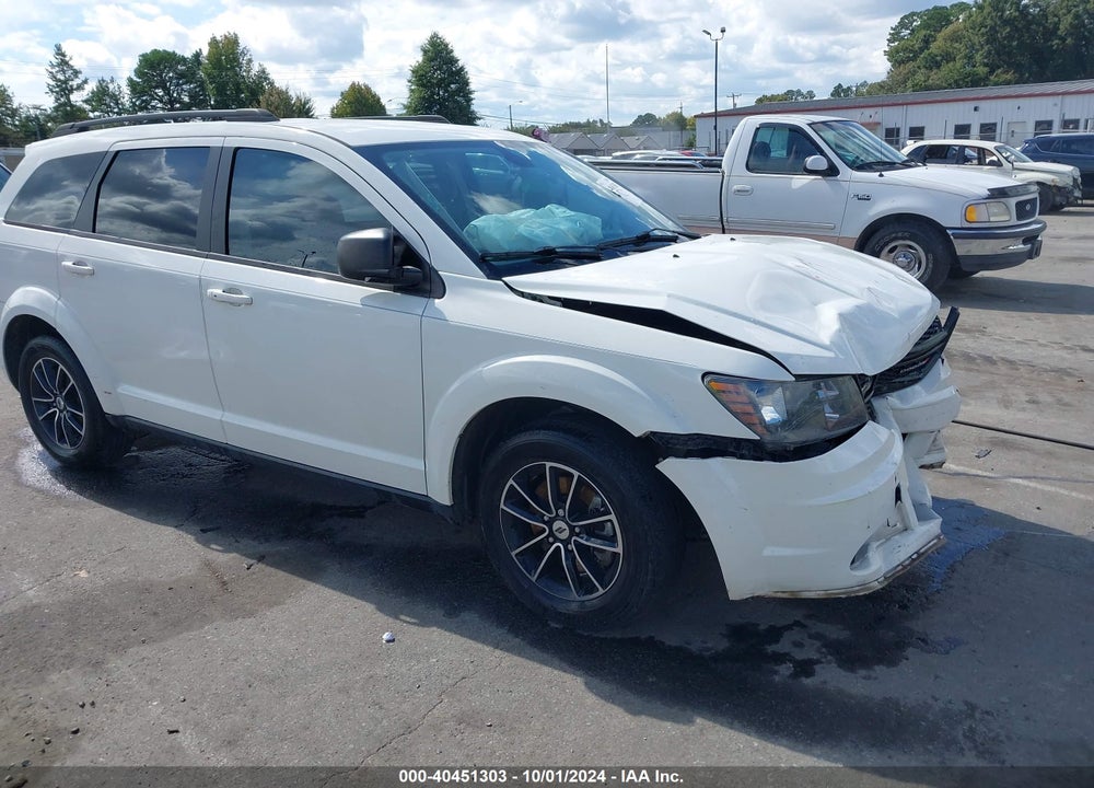 2018 DODGE JOURNEY SE VIN: 3C4PDCAB1JT216934