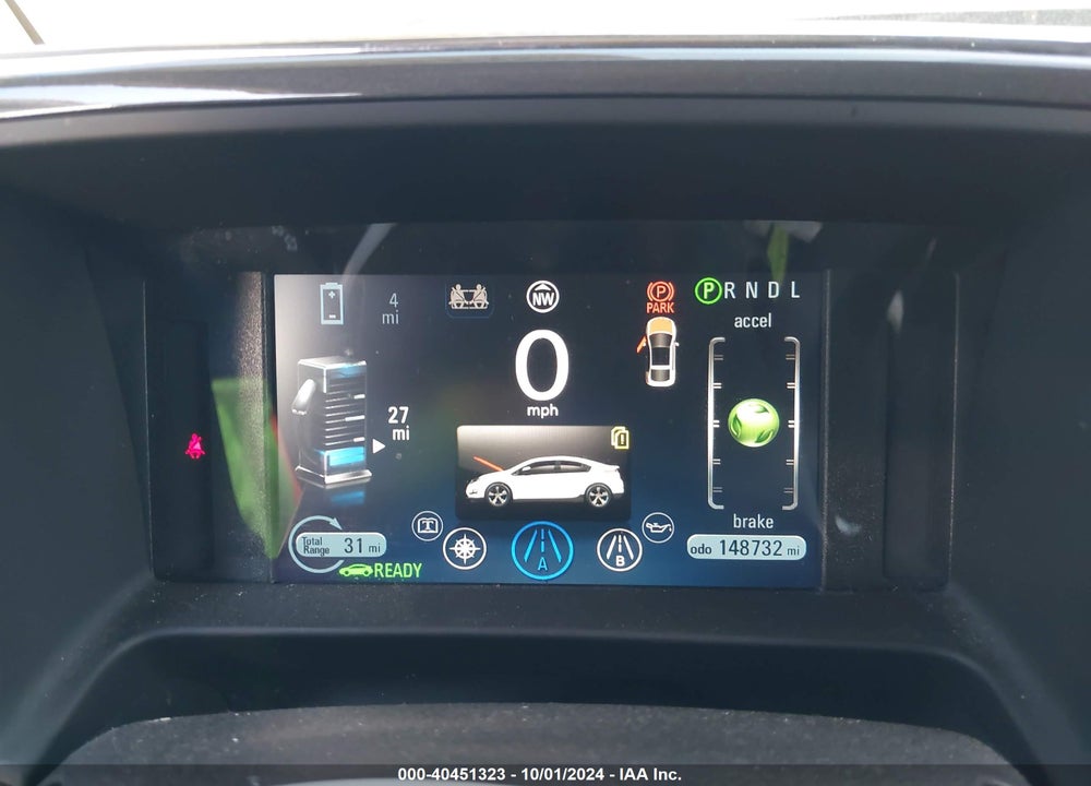 2012 CHEVROLET VOLT VIN: 1G1RF6E40CU115501