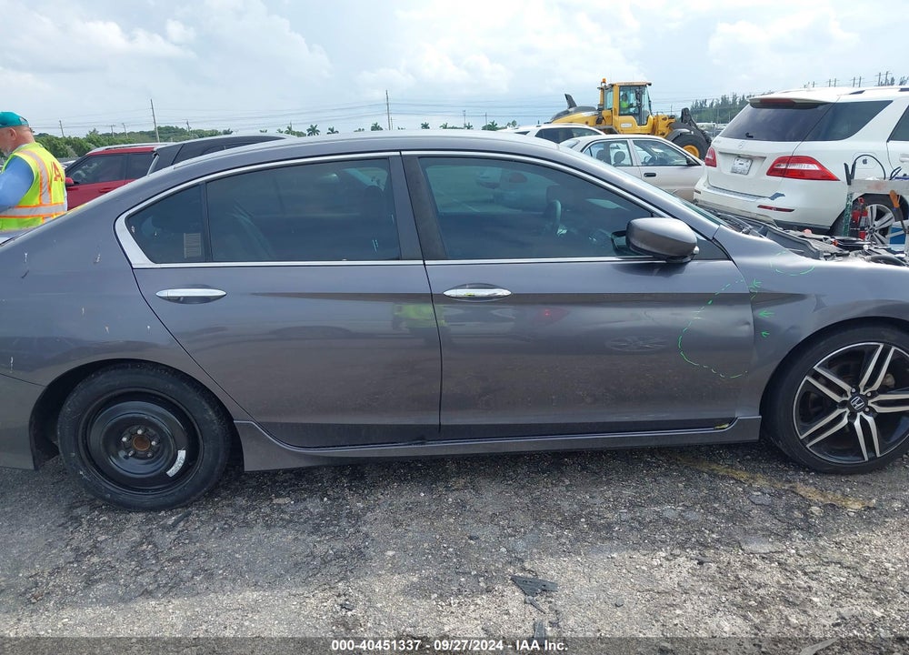 2016 HONDA ACCORD SPORT VIN: 1HGCR2F59GA111539