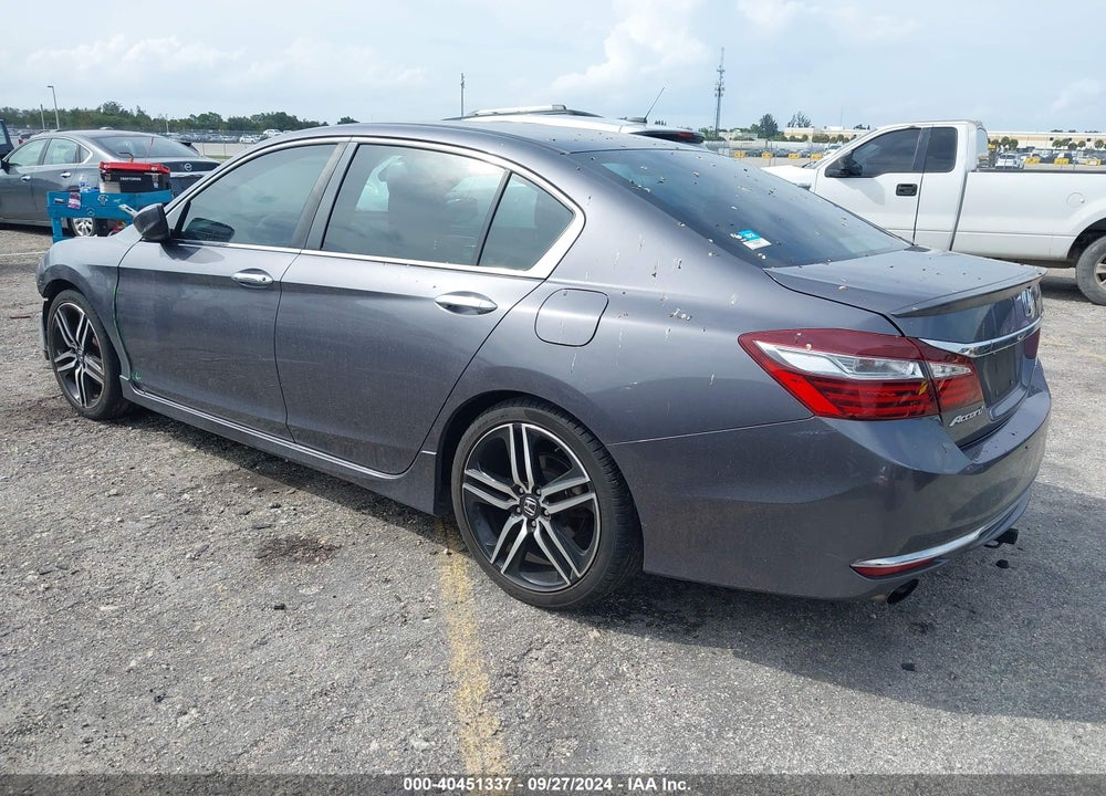 2016 HONDA ACCORD SPORT VIN: 1HGCR2F59GA111539