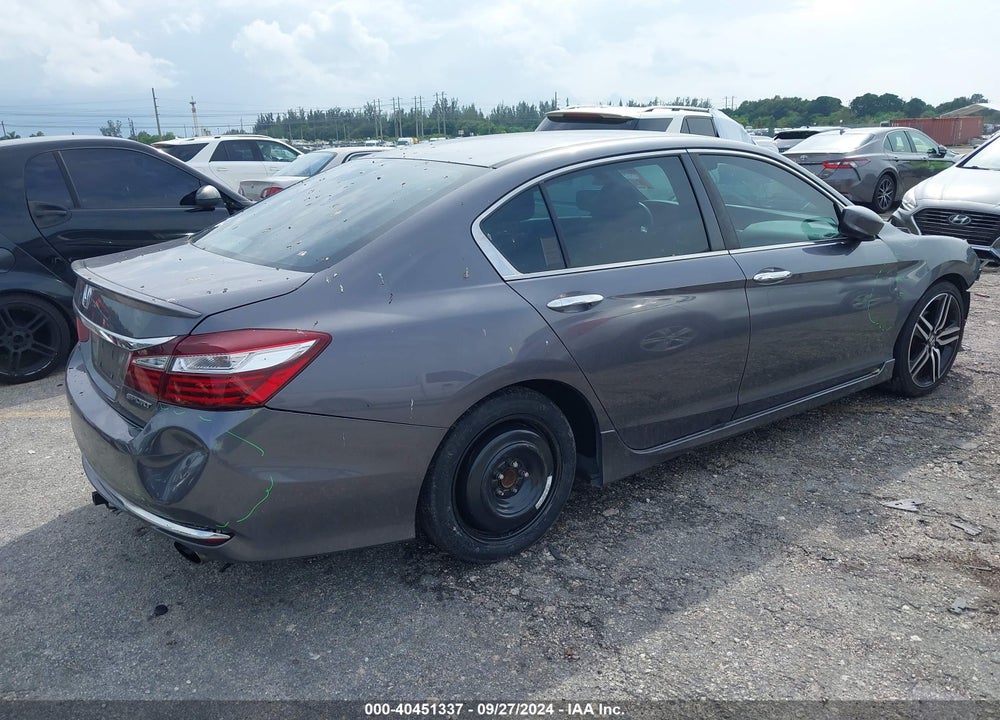 2016 HONDA ACCORD SPORT VIN: 1HGCR2F59GA111539