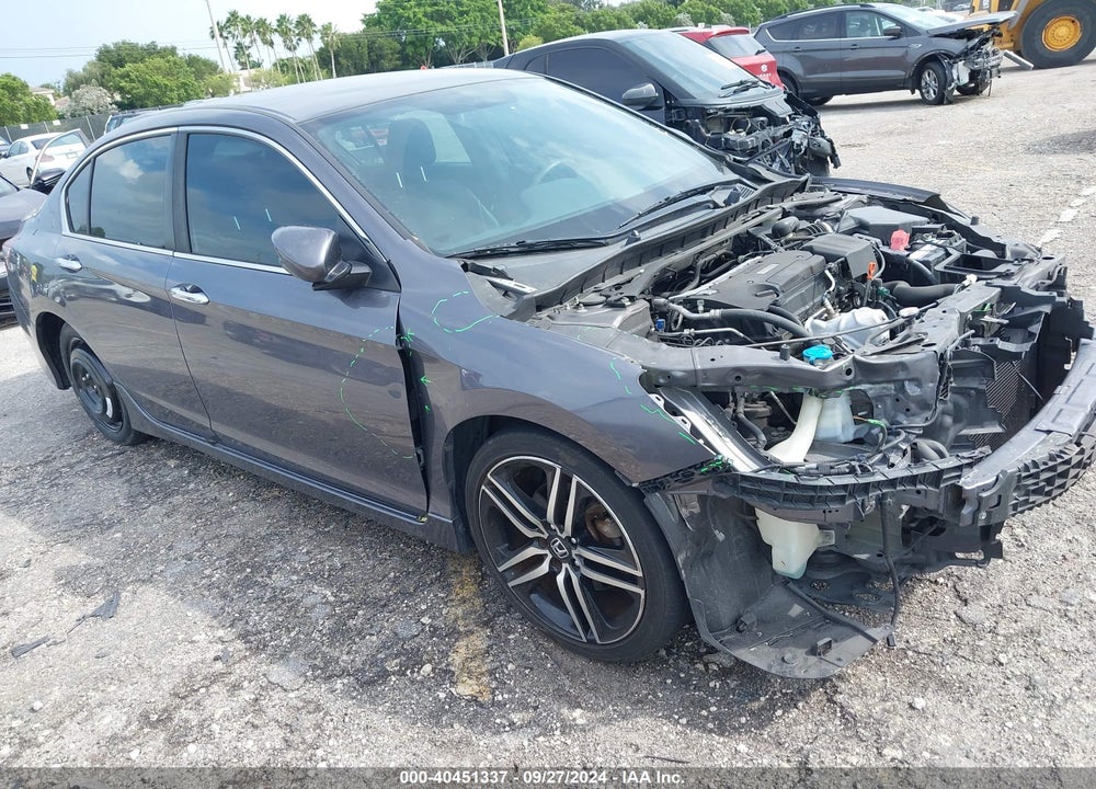 2016 HONDA ACCORD SPORT VIN: 1HGCR2F59GA111539