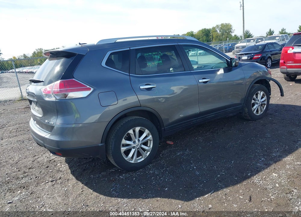2015 NISSAN ROGUE SV VIN: 5N1AT2MV0FC810938