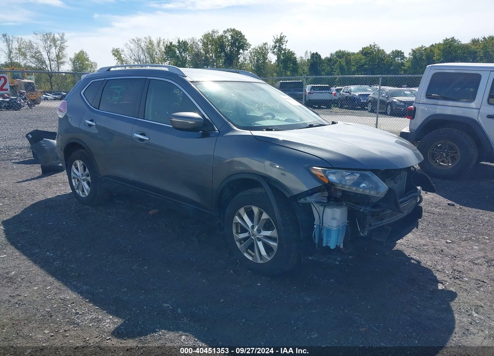 2015 NISSAN ROGUE SV VIN: 5N1AT2MV0FC810938