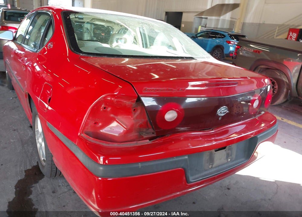 2003 CHEVROLET IMPALA LS VIN: 2G1WH55KX39269958