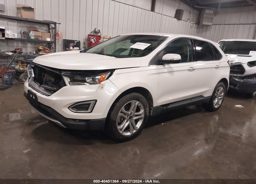 2018 FORD EDGE TITANIUM VIN: 2FMPK4K9XJBB44811