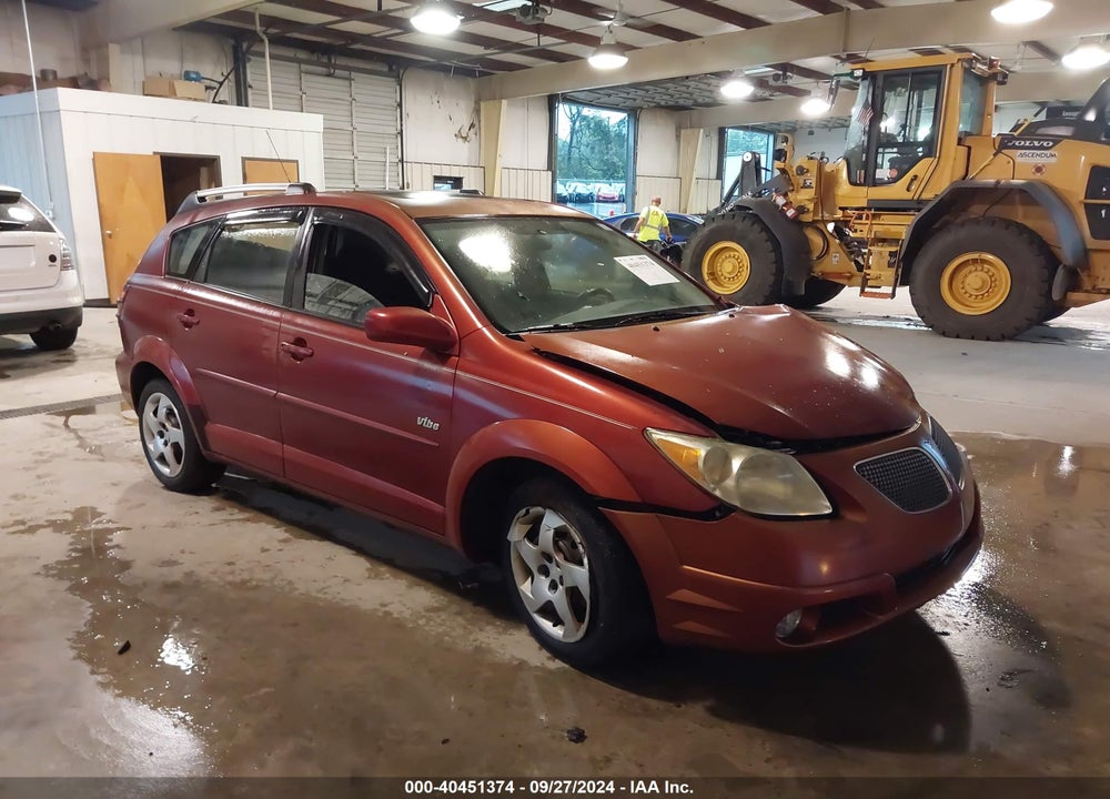 2005 PONTIAC VIBE VIN: 5Y2SL63835Z434887