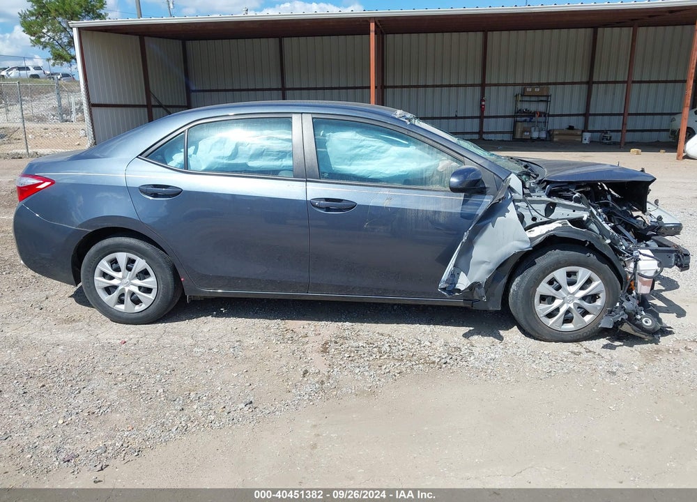 2016 TOYOTA COROLLA L VIN: 2T1BURHE2GC721731