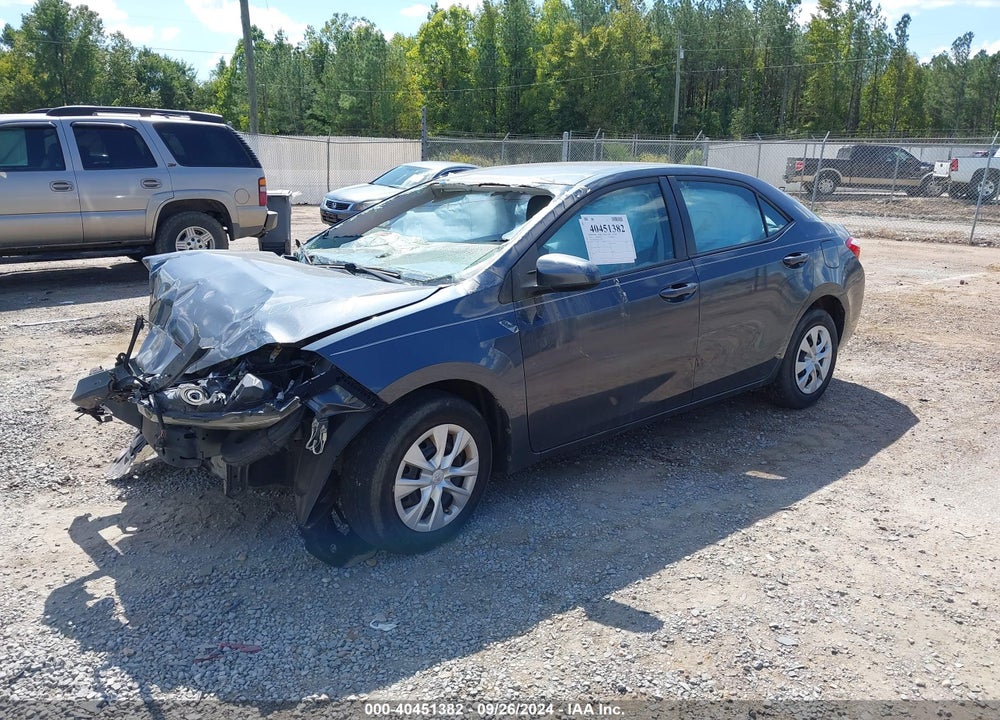 2016 TOYOTA COROLLA L VIN: 2T1BURHE2GC721731