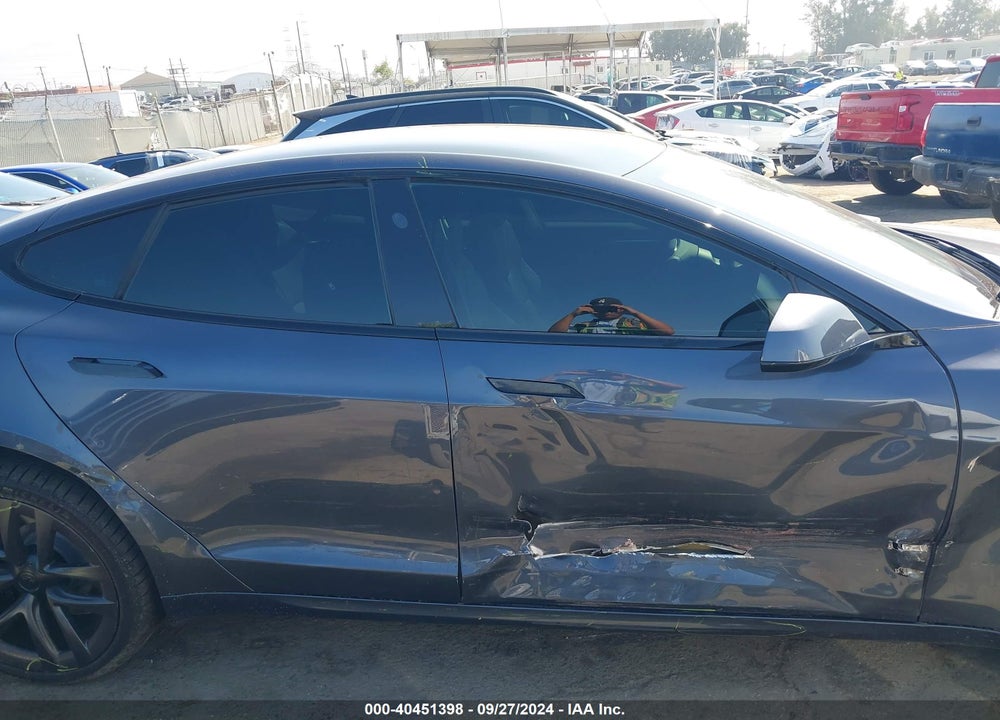 2021 TESLA MODEL S PLAID TRI MOTOR ALL-WHEEL DRIVE VIN: 5YJSA1E67MF443519
