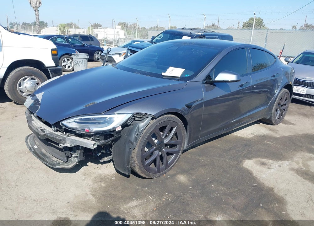2021 TESLA MODEL S PLAID TRI MOTOR ALL-WHEEL DRIVE VIN: 5YJSA1E67MF443519