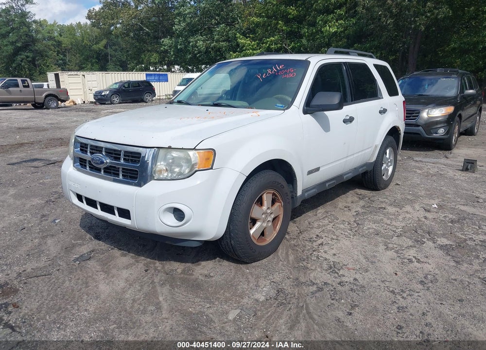 2008 FORD ESCAPE XLS VIN: 1FMCU92Z88KB49236