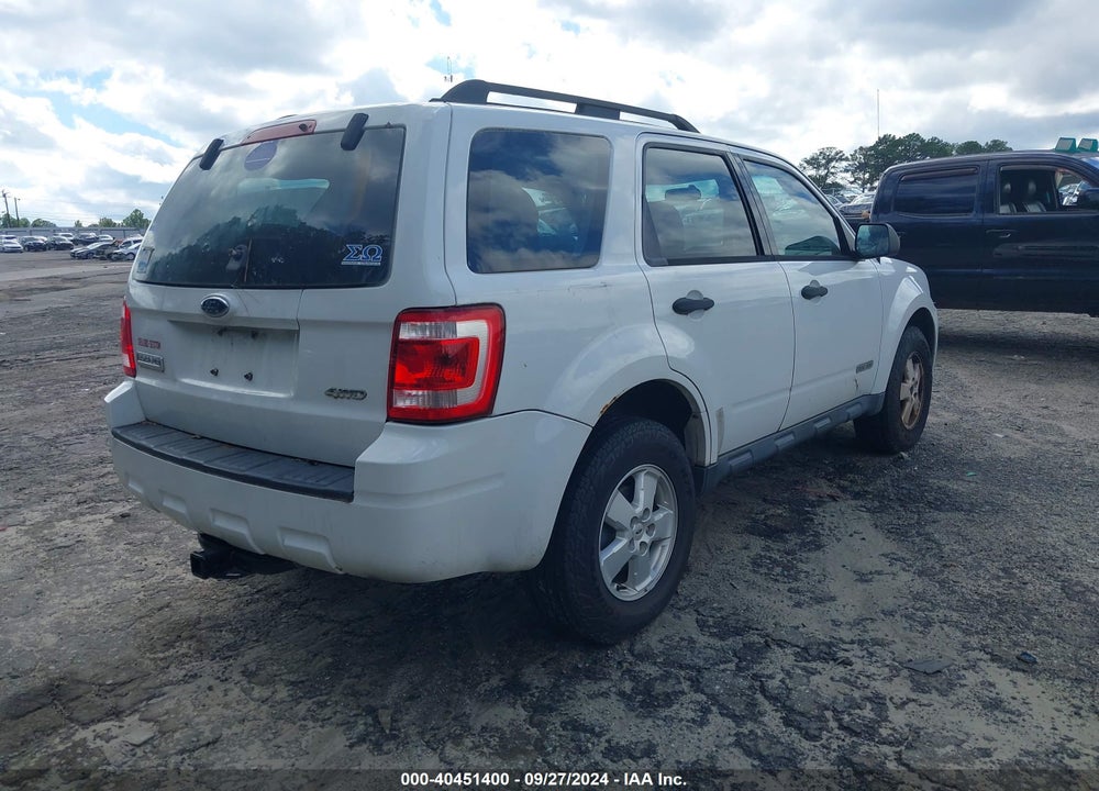 2008 FORD ESCAPE XLS VIN: 1FMCU92Z88KB49236