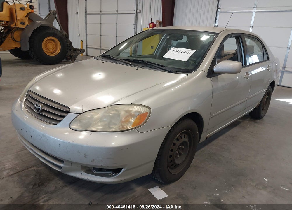 2003 TOYOTA COROLLA LE VIN: JTDBR32E730047362