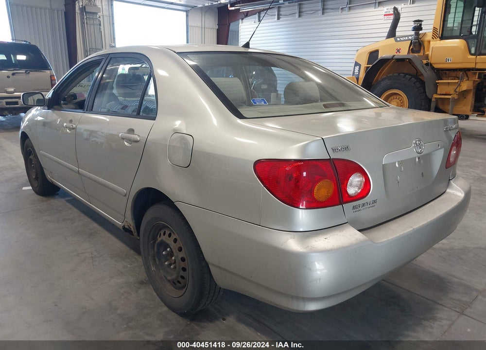 2003 TOYOTA COROLLA LE VIN: JTDBR32E730047362