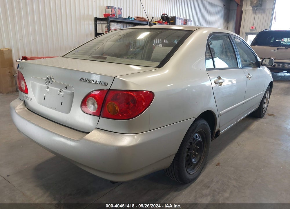 2003 TOYOTA COROLLA LE VIN: JTDBR32E730047362