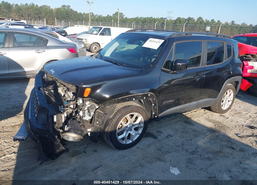 2018 JEEP RENEGADE LATITUDE FWD VIN: ZACCJABB6JPH63831