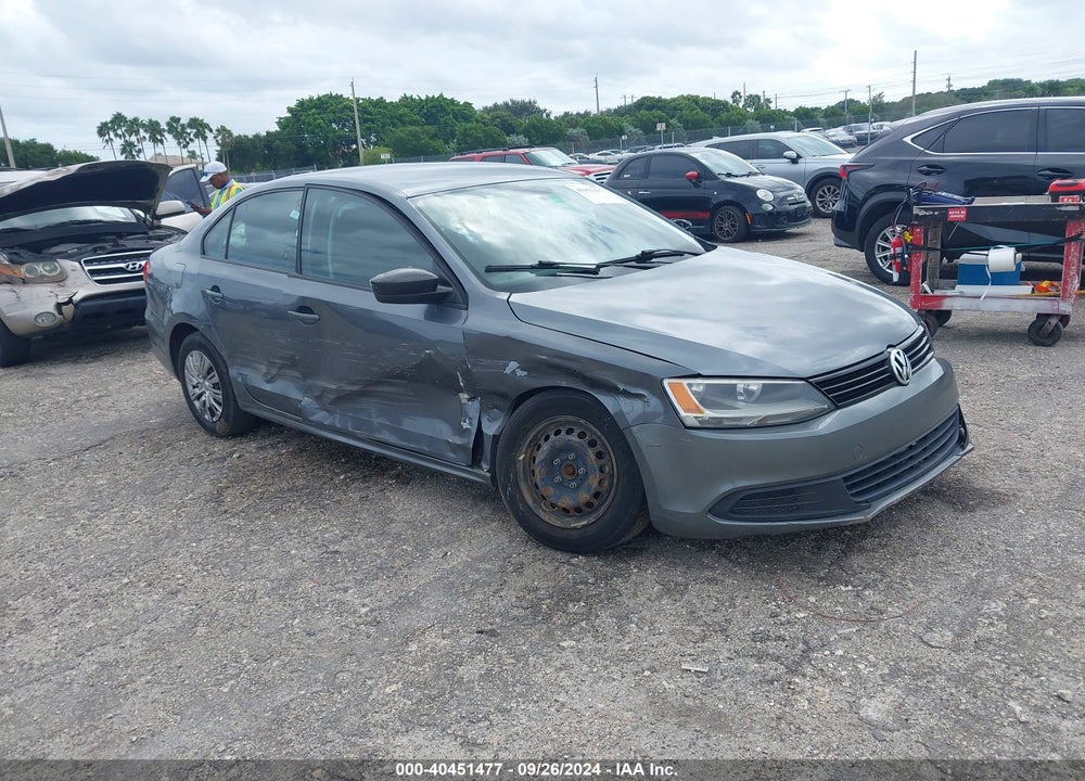 2013 VOLKSWAGEN JETTA 2.0L S VIN: 3VW2K7AJ5DM290660