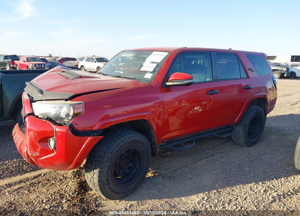 2019 TOYOTA 4RUNNER TRD OFF ROAD PREMIUM VIN: JTEBU5JR0K5727132
