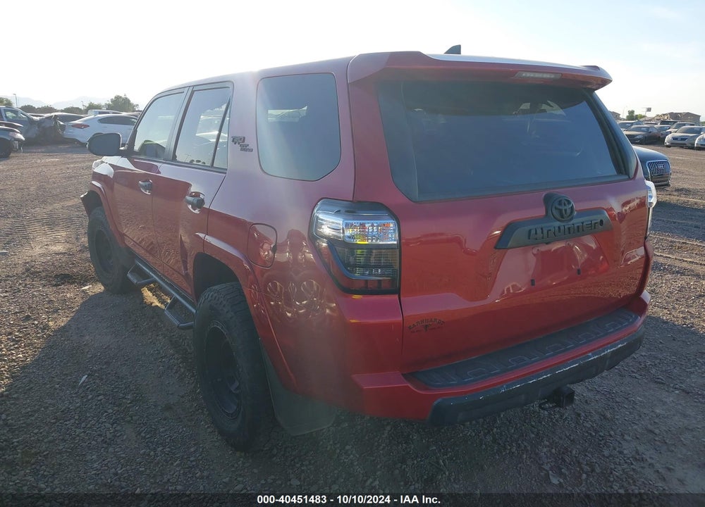2019 TOYOTA 4RUNNER TRD OFF ROAD PREMIUM VIN: JTEBU5JR0K5727132