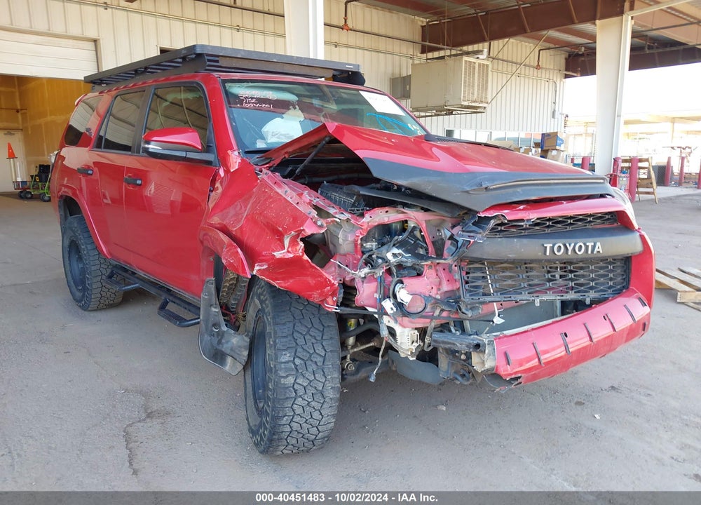2019 TOYOTA 4RUNNER TRD OFF ROAD PREMIUM VIN: JTEBU5JR0K5727132