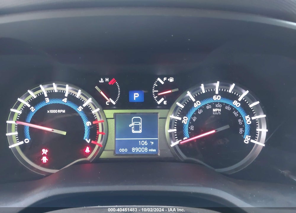 2019 TOYOTA 4RUNNER TRD OFF ROAD PREMIUM VIN: JTEBU5JR0K5727132