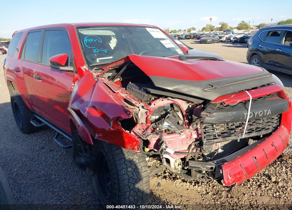 2019 TOYOTA 4RUNNER TRD OFF ROAD PREMIUM VIN: JTEBU5JR0K5727132