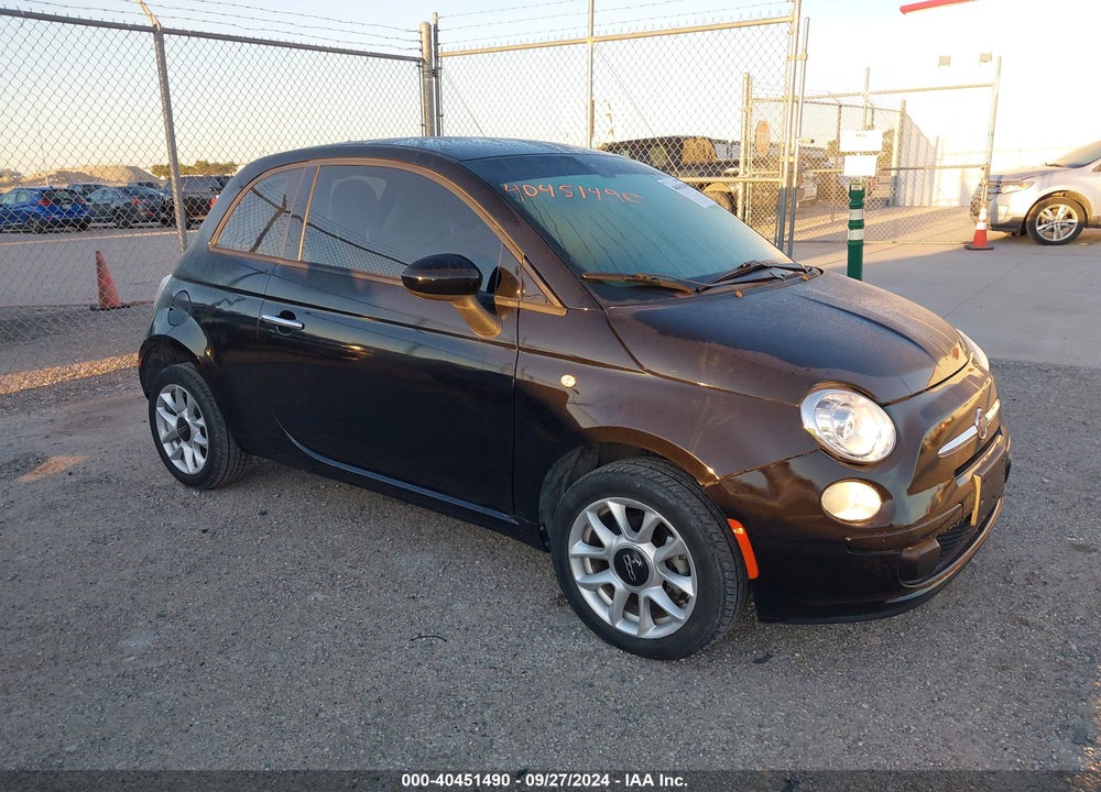 2016 FIAT 500 EASY VIN: 3C3CFFKR5GT165456