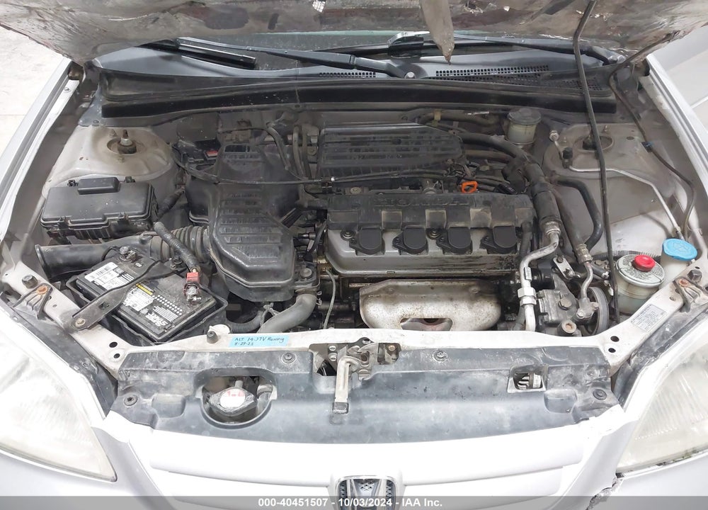 2003 HONDA CIVIC LX VIN: 2HGES16563H598475
