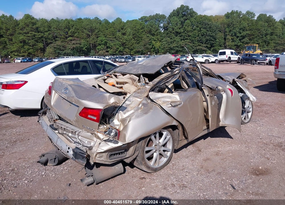 2006 LEXUS IS 350 VIN: JTHBE262765003034