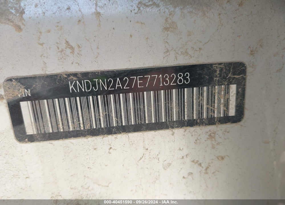 2014 KIA SOUL VIN: KNDJN2A27E7713283