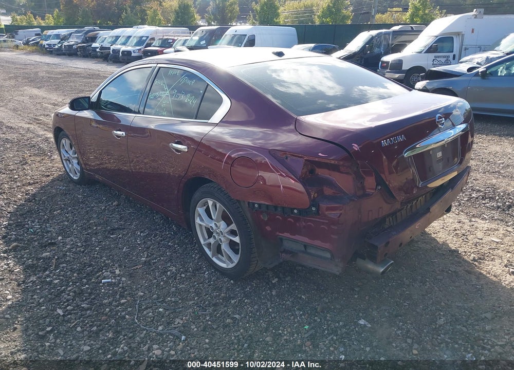 2013 NISSAN MAXIMA 3.5 SV VIN: 1N4AA5APXDC834197