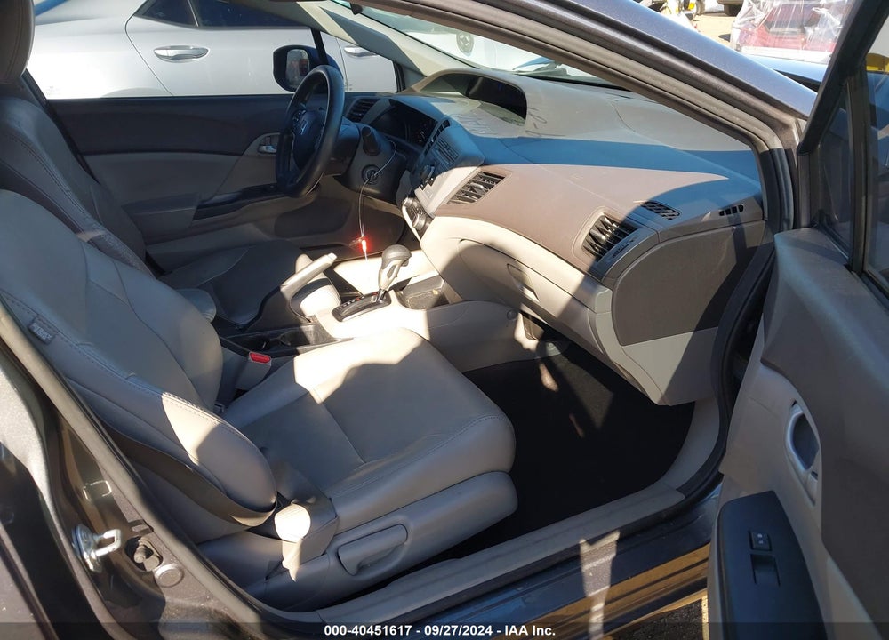 2012 HONDA CIVIC LX VIN: 19XFB2F52CE309645
