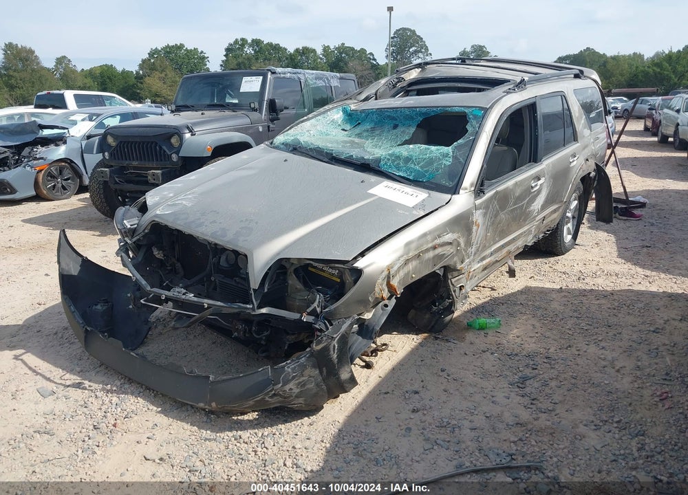 2007 TOYOTA 4RUNNER SR5 V8 VIN: JTEZT14R378011210